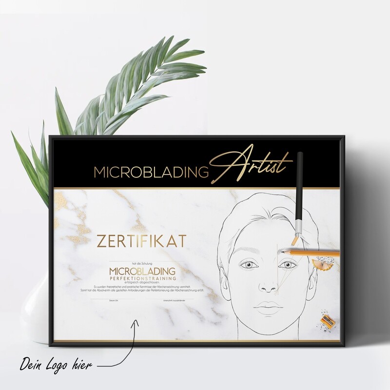 Microblading Härchenzeichnung Zertifikat