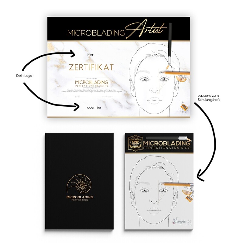 Microblading Härchenzeichnung Zertifikat