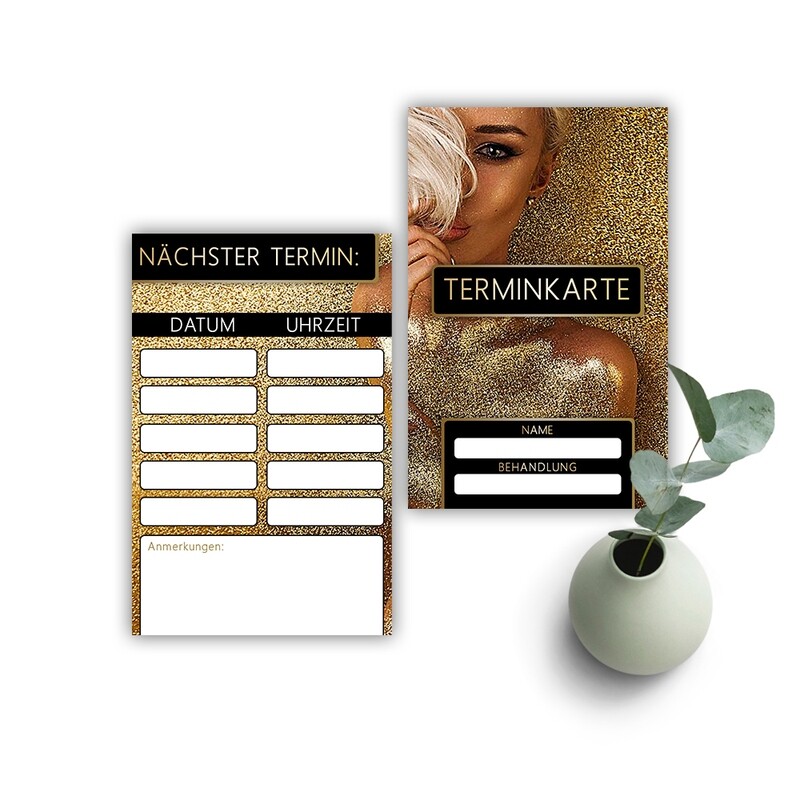 Terminkarte (Gold)