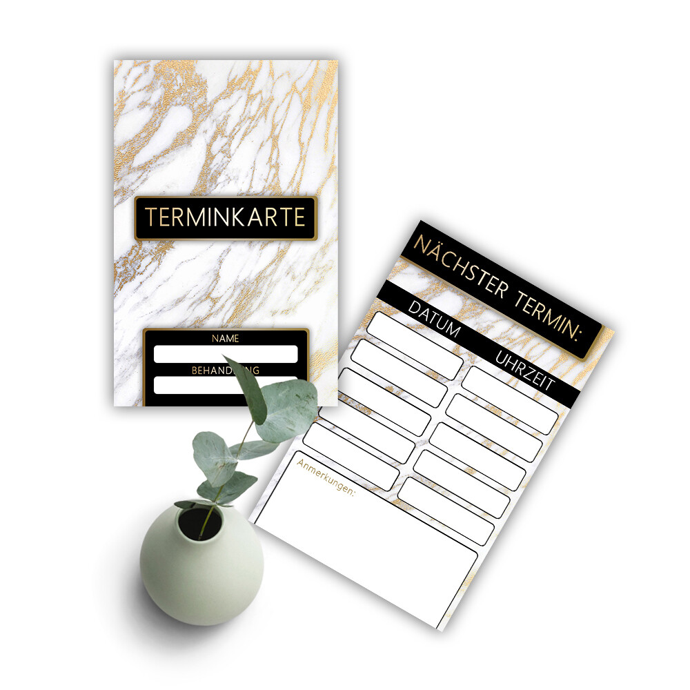 Terminkarte (Marmor)