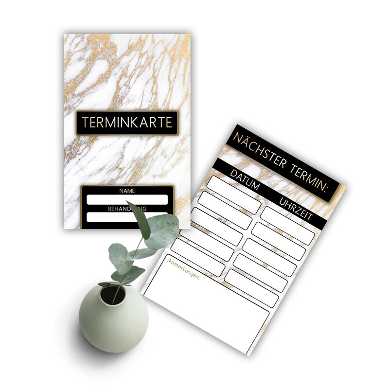 Terminkarte (Marmor)