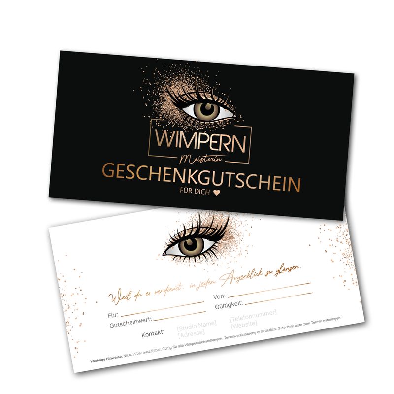 Geschenkgutscheine für die WV