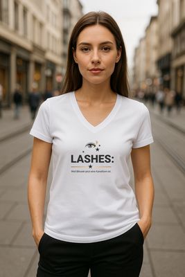 Lesigna V-Shirt: Lashes Edition