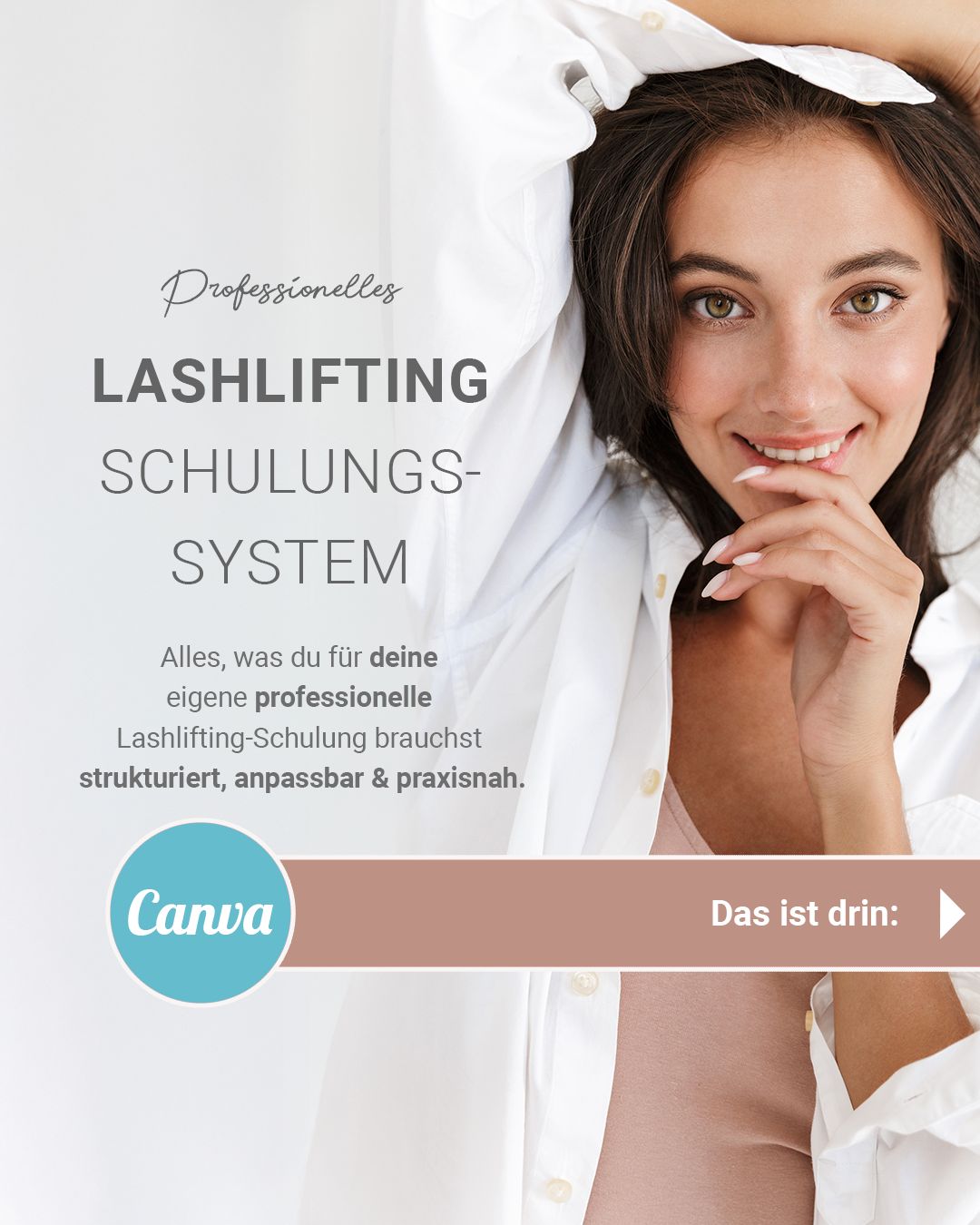 Lashlifting Schulungssystem Trainerinnen Edition