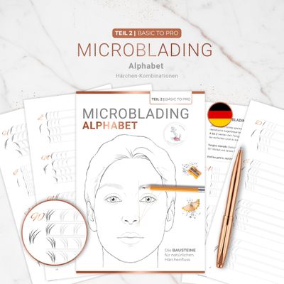 Teil 2: Microblading Alphabet (A–Z) Teil 2: Microblading Alphabet (A–Z)