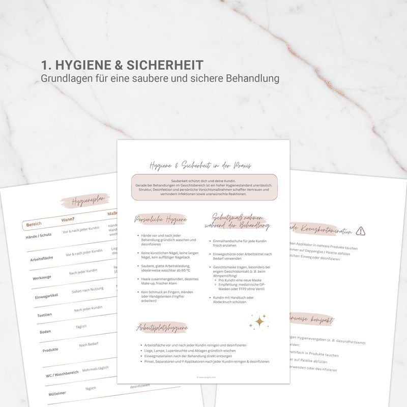 Wimpernlifting Schulungsunterlagen / PDF-Edition