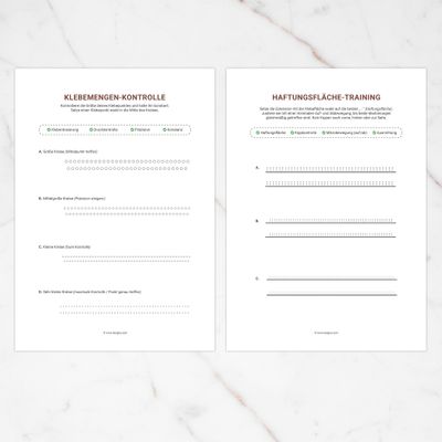 Kleber & Haftung Training | Wimpernverlängerung PDF