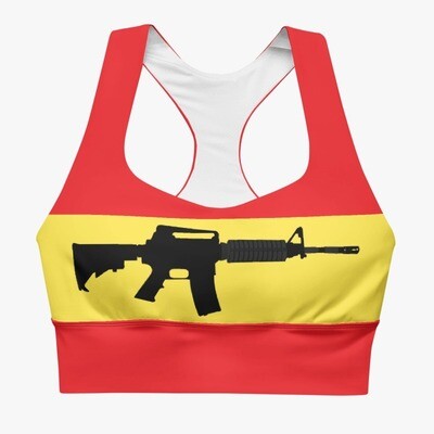 Sports bra "Free carrying of weapons in Spain"