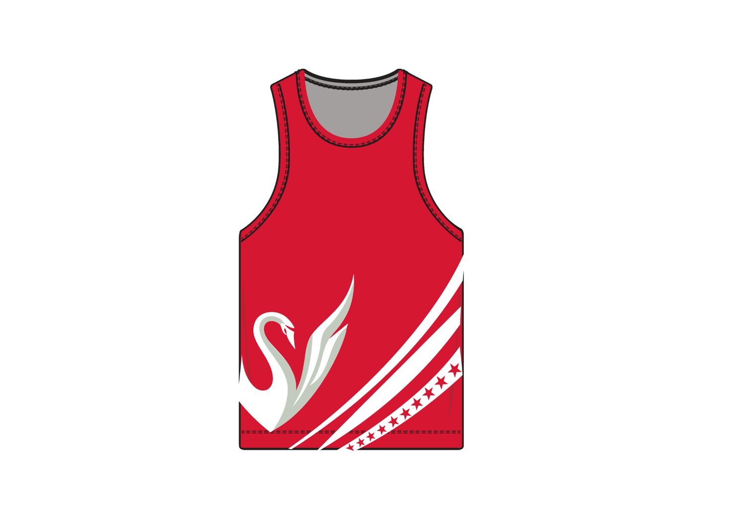 Alvie Netball Training Singlet, Size: 3XS