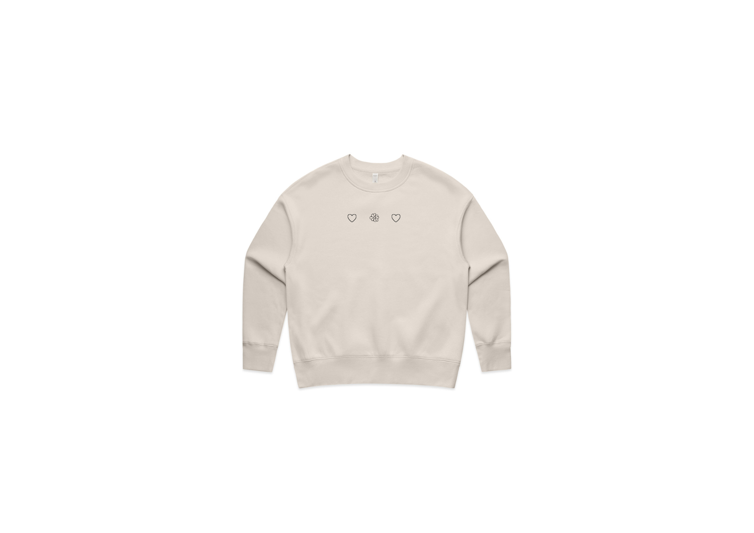 BM Women&#39;s  Relaxed Crew, Size: XSM, Colour: Bone