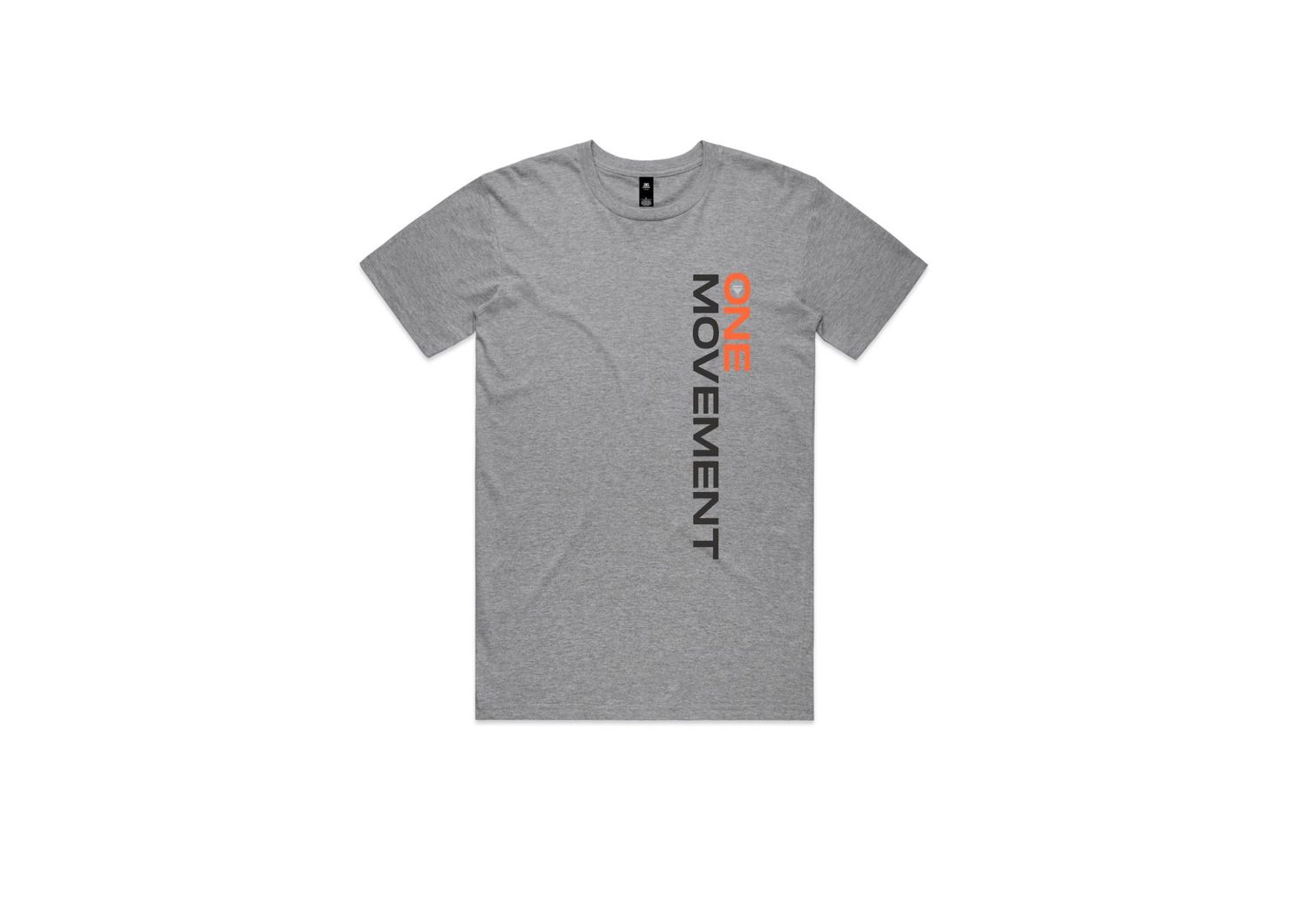 One Movement Horizontal Tee, Size: XS, Colour: Grey Marle