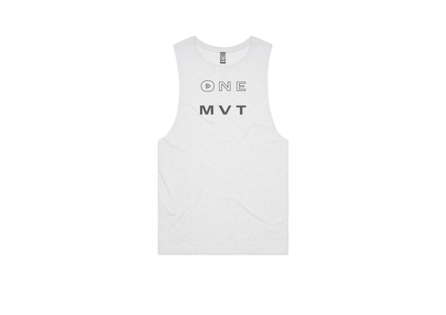 One Movement Singlet, Colour: White Marle, Size: XS