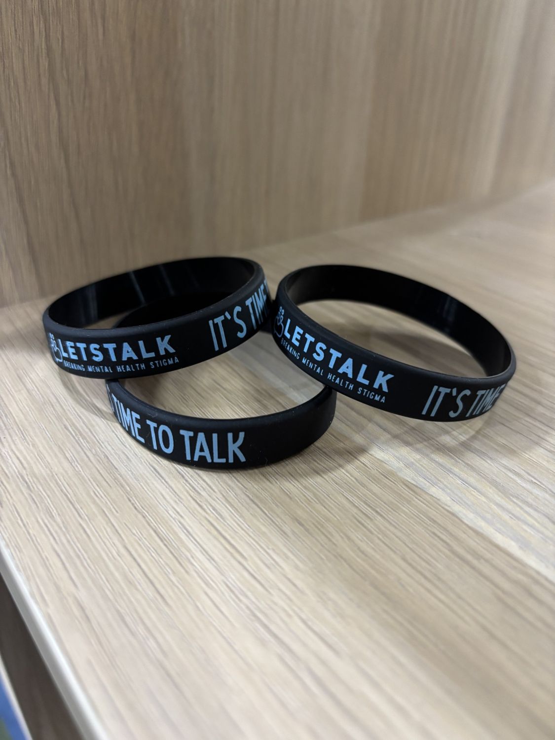 LET&#39;S TALK- Silicone Wrist Band