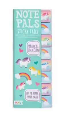 Ooly magical unicorn note pals sticky tabs