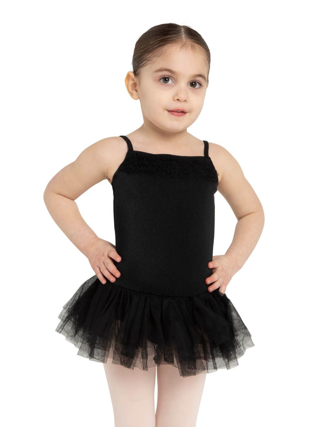 Ruffle Tutu Dress-BLACK-11307C-CAPEZIO