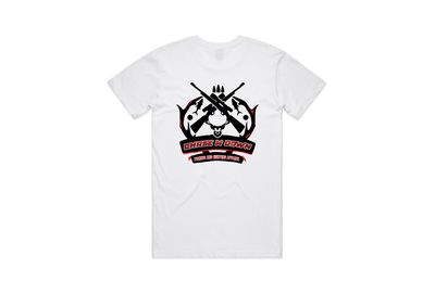Chase M Down Tee White- Adults