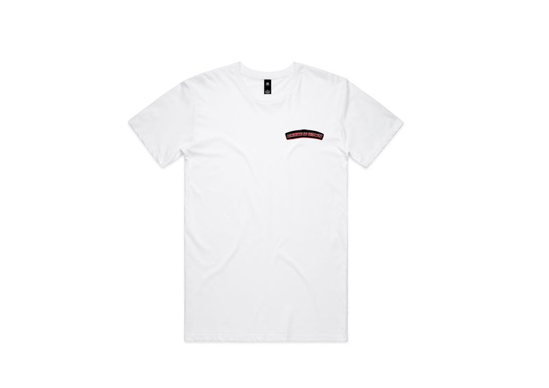 Chase M Down Tee White- Adults