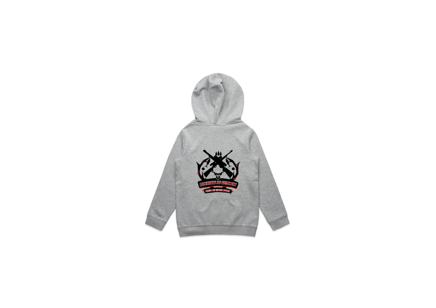 Chase M Down Hoodie Grey Marle- Kids