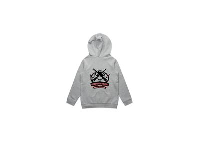 Chase M Down Hoodie Grey Marle- Kids