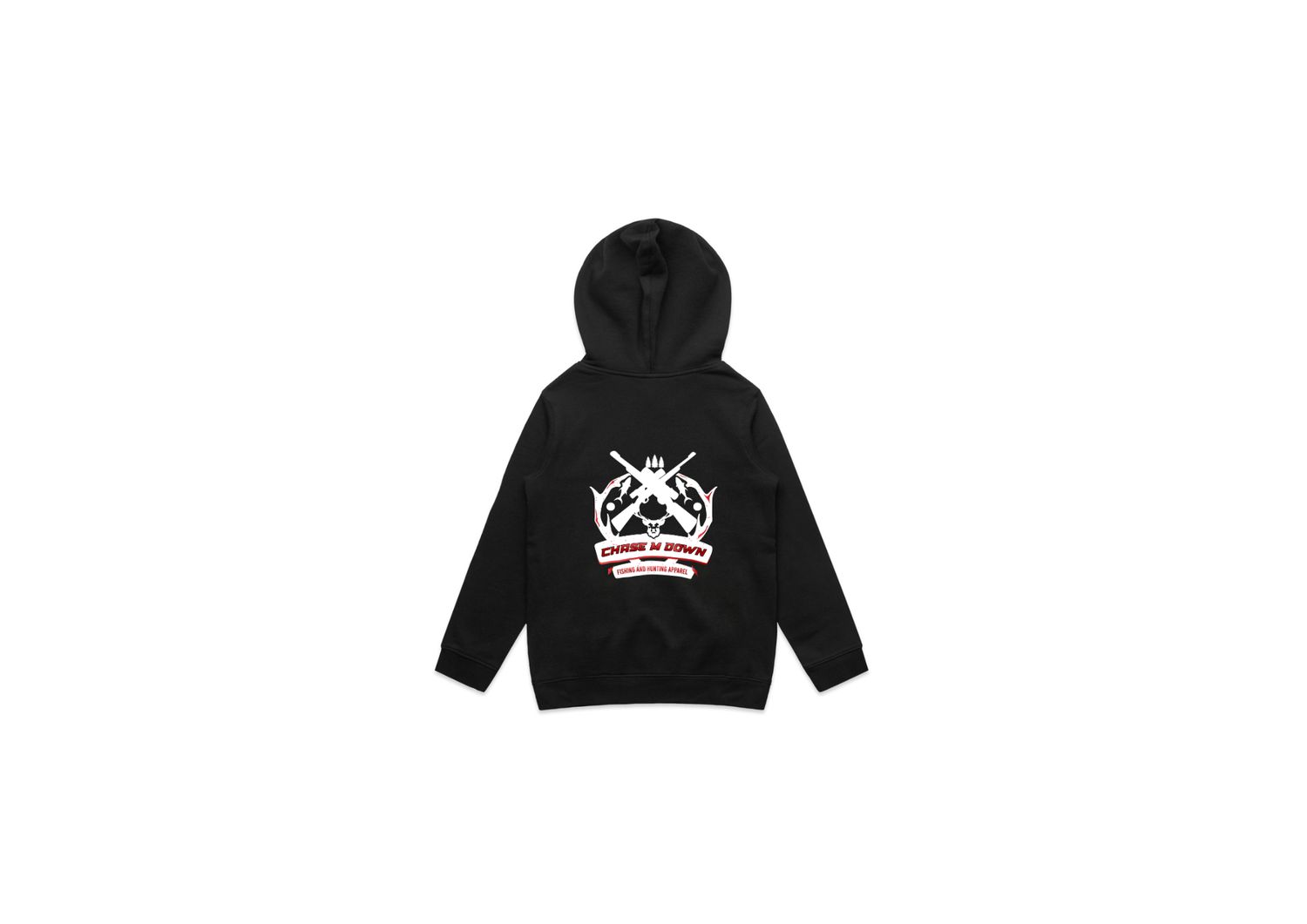 Chase M Down Hoodie Black- Kids