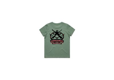 Chase M Down Tee Sage- Kids