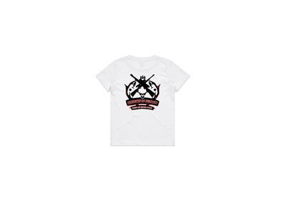 Chase M Down Tee White- Kids