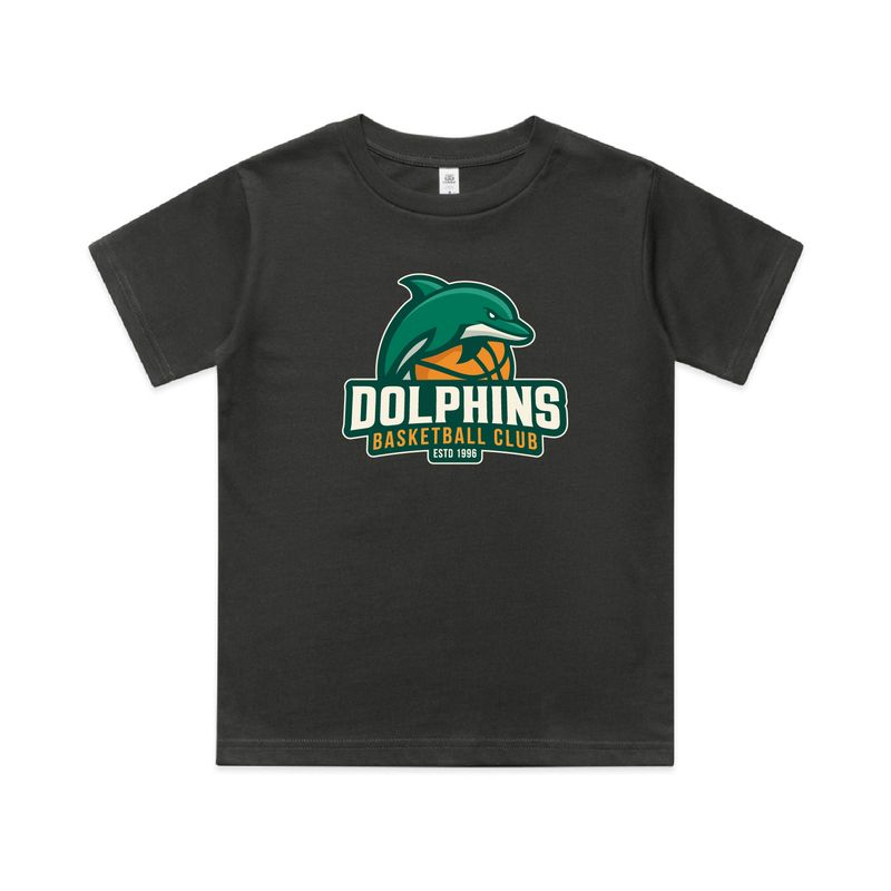 Dolphins Basketball Tee- KIDS