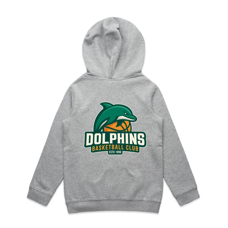 Dolphins Basketball Kids Hoodie