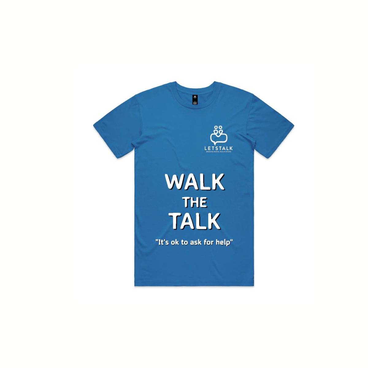 LET'S TALK- Walk The Walk Tee, Size: XS