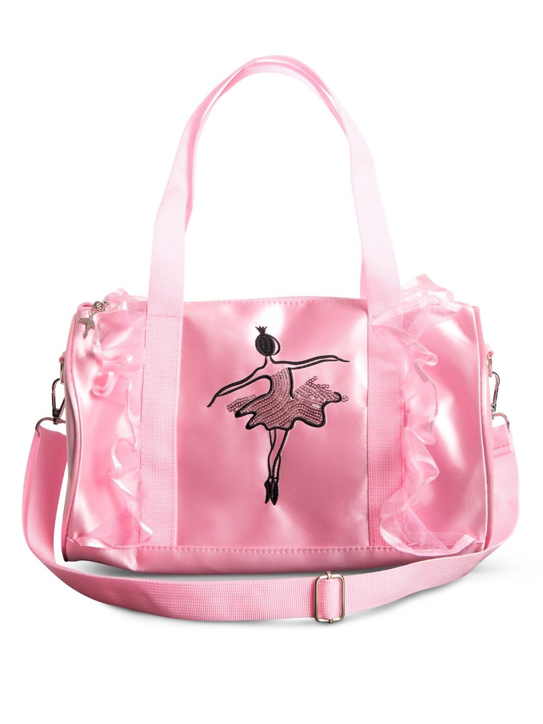 Ballet Sequin Barrel Bag