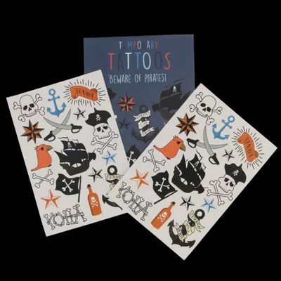 Temporary Tattoos Pirates