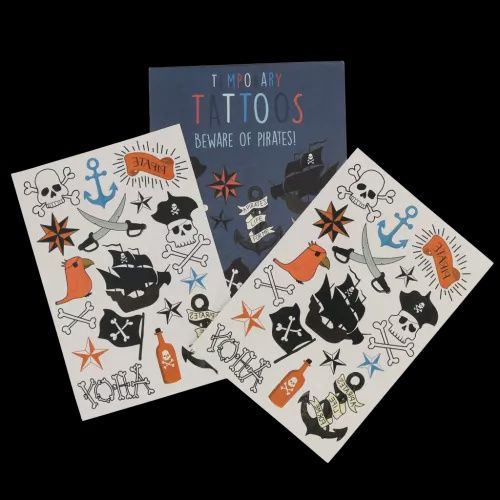 Temporary Tattoos Pirates