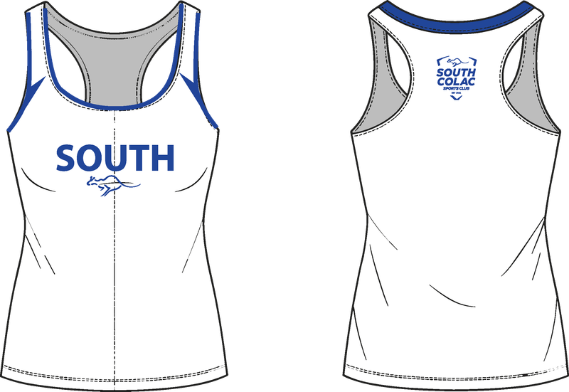 South Colac FNC Netball Training Singlet