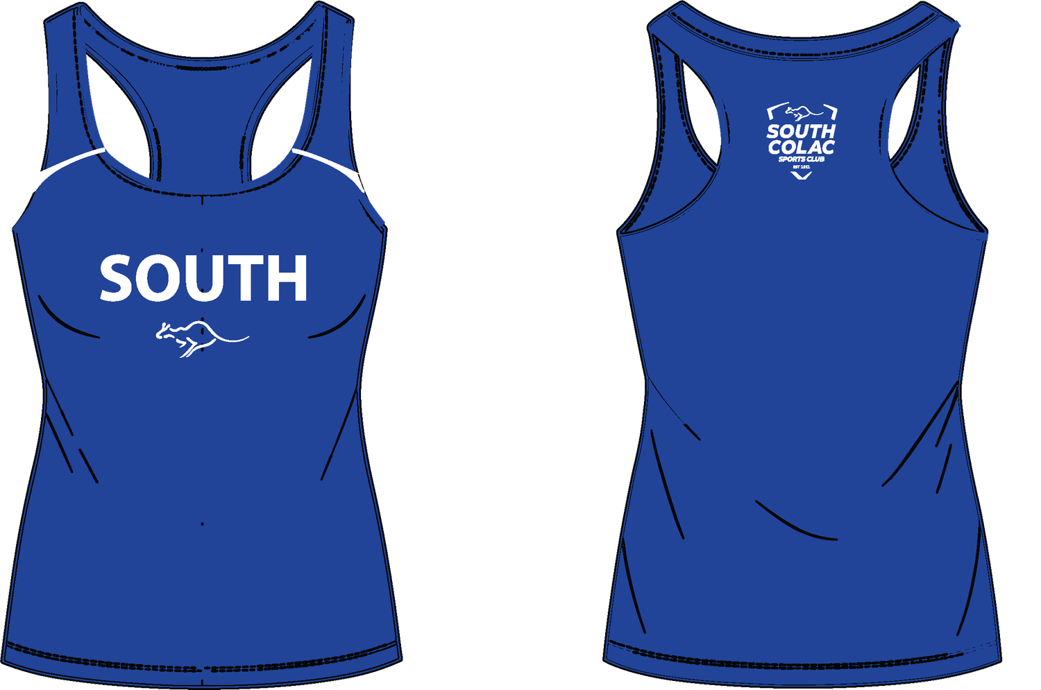South Colac FNC Netball Training Singlet