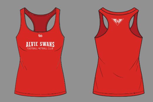 Alvie FNC Netball Training Singlet