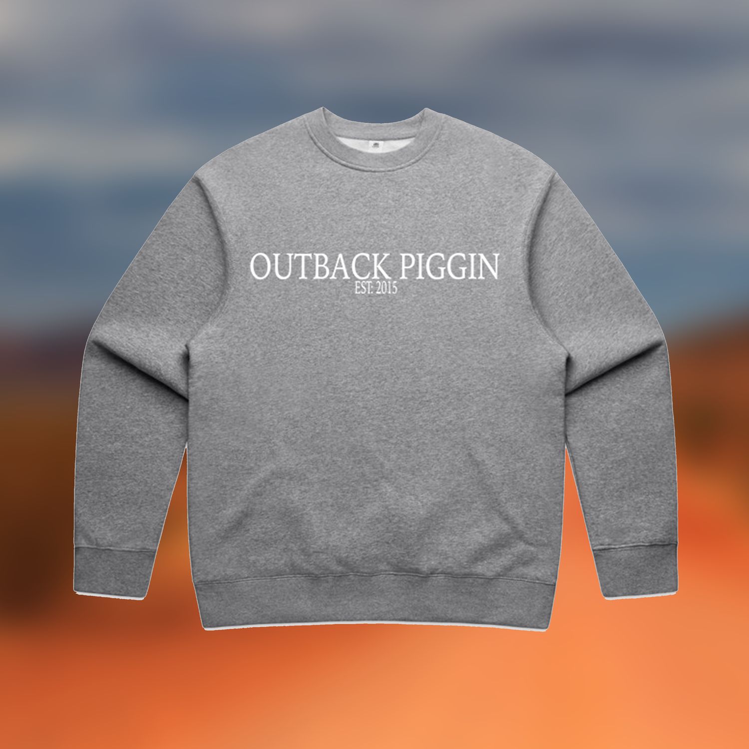 Outback Piggin embroidered Crew