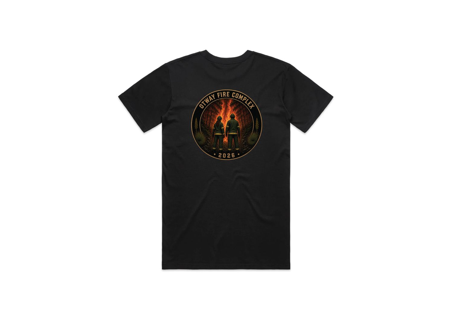 FFMVic Otway Fire Complex  2026 Tee, Colour: Black, Size: XS