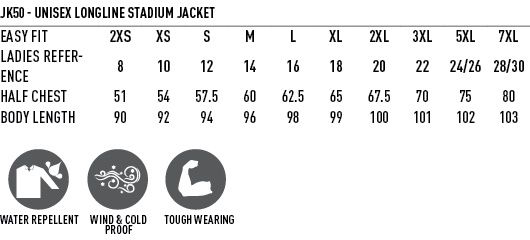 CSC STAFF longline unisex jacket
