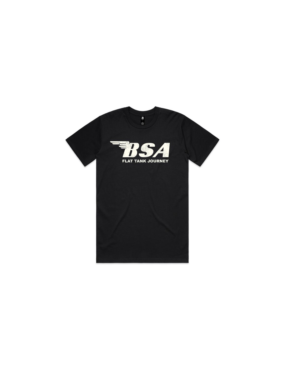 Flat Tank Journey BSA Tee, Colour: Black, Size: SML