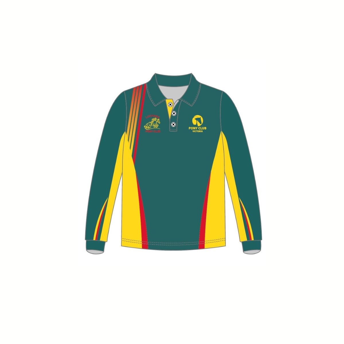 Lochard Pony Club Long Sleeve Polo