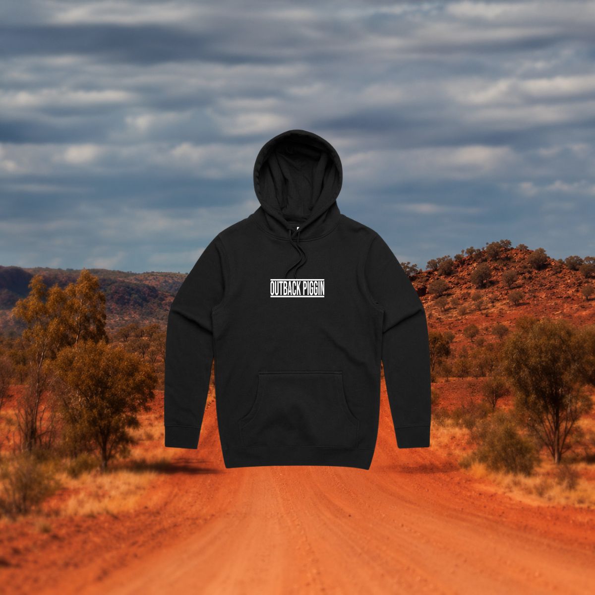 Outback Piggin Run Ya Dogs Hoodie, Size: XS