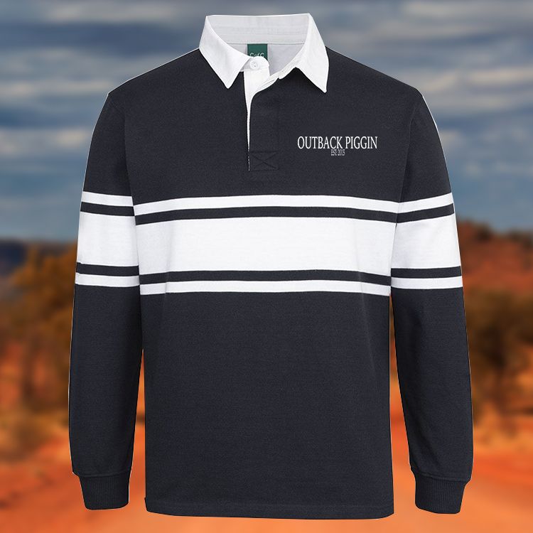 Outback Piggin Rugby Black, Size: 3XS