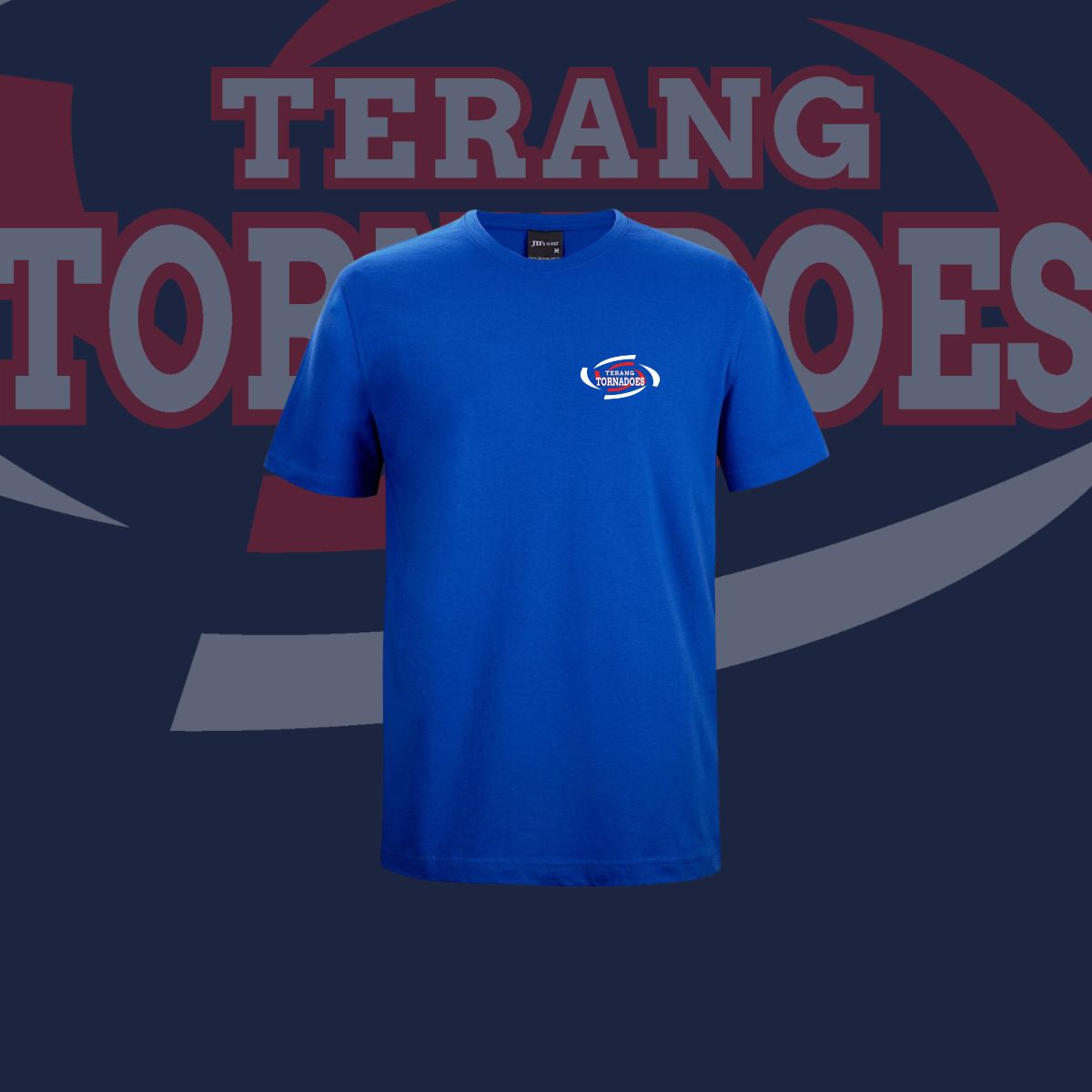 Terang Tornadoes SS Tee Traditional logo, Size: 4