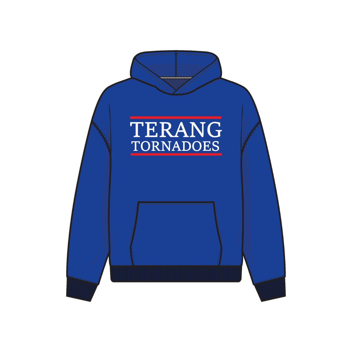 Terang Tornadoes Hoodie V2, Size: 4