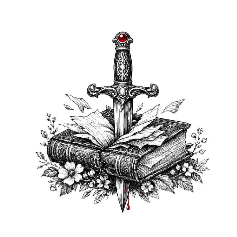 Book Widower Sticker