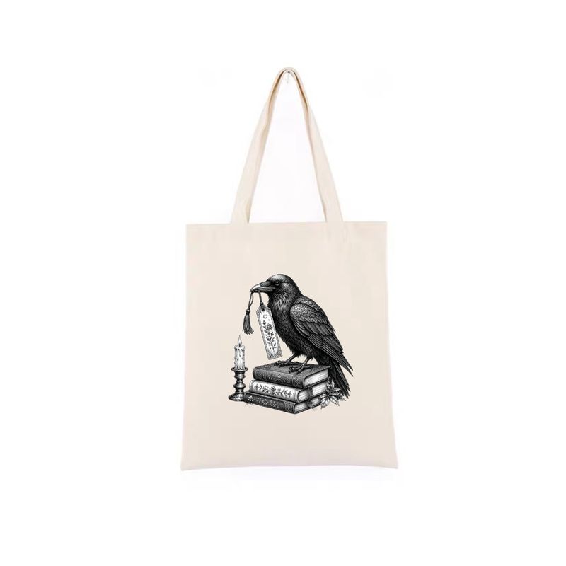 Book Widower Calico Tote