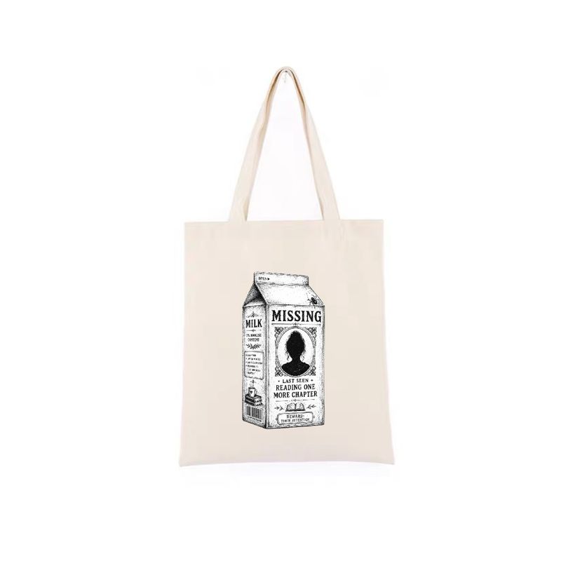 Book Widower Calico Tote