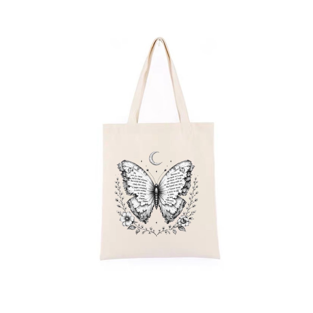 Book Widower Library Tote, design: Butterfly