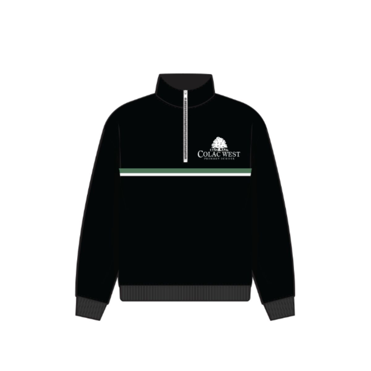 Colac West Primary School 1/4 Zip-NEW, Size: 2