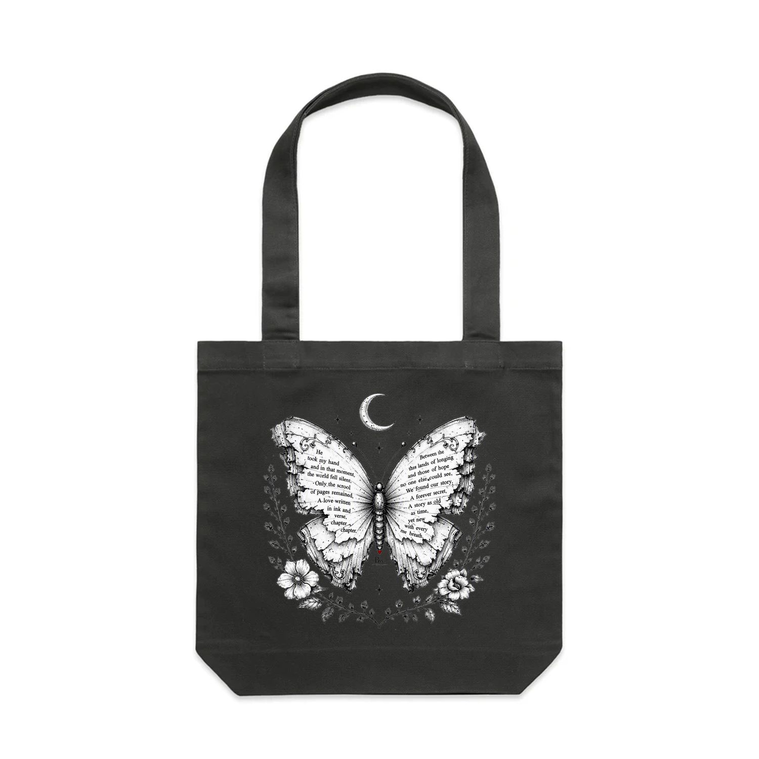 Book Widower Heavy Tote, design: Butterfly